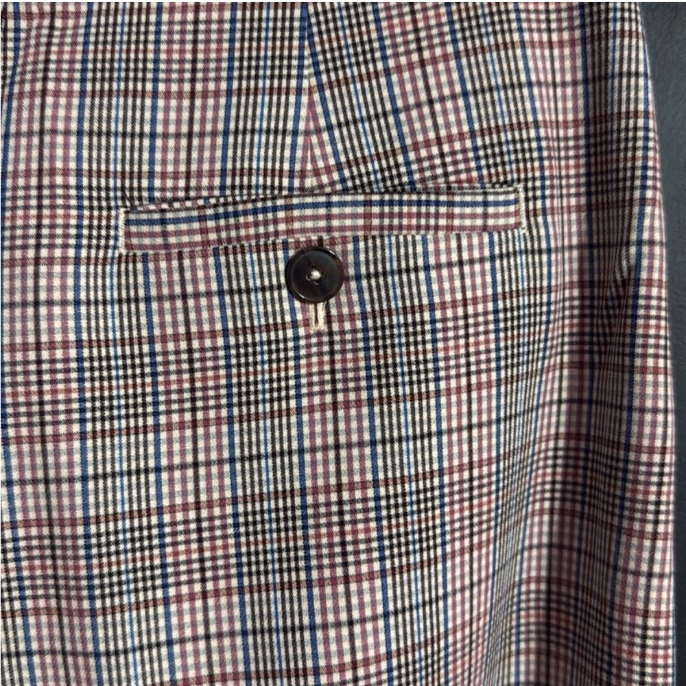 Anthropologie Maeve Wide Leg Plaid Trouser Pant NWT size 8 - Picture 4 of 5